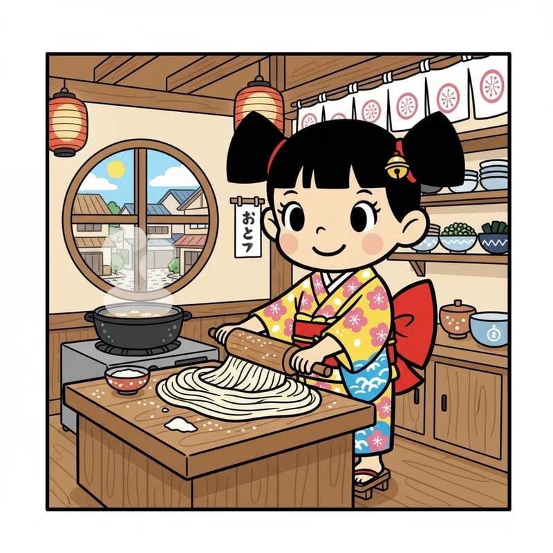 うららのうどん屋さん (Urara's Udon Shop) - Arkadaşlık hikayeleri