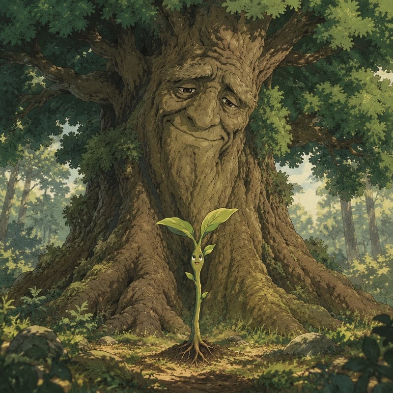 The Little Sapling Who Learned to Wait - Fairy tales