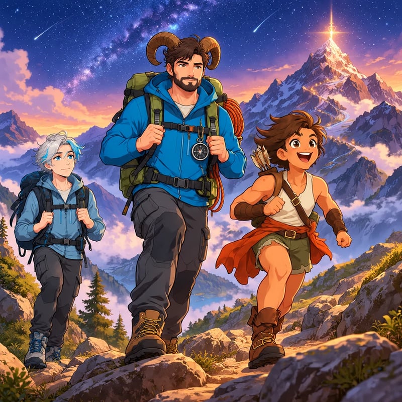 A Jornada dos Três Signos: O Caminho até as Estrelas - Fantasy stories