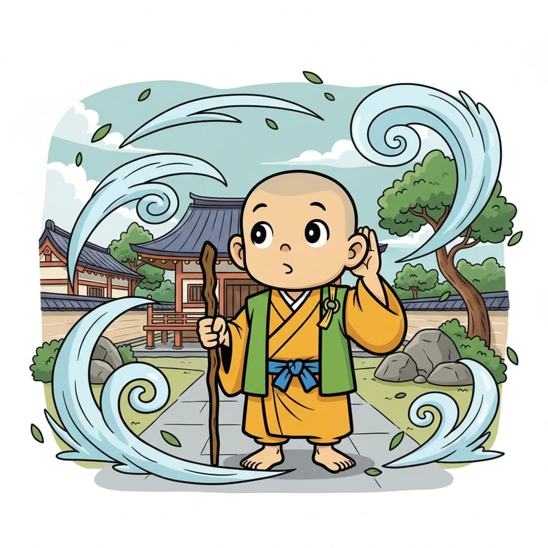 一休と風の秘密 (Ikkyu and the Secret of the Wind) - Fairy tales