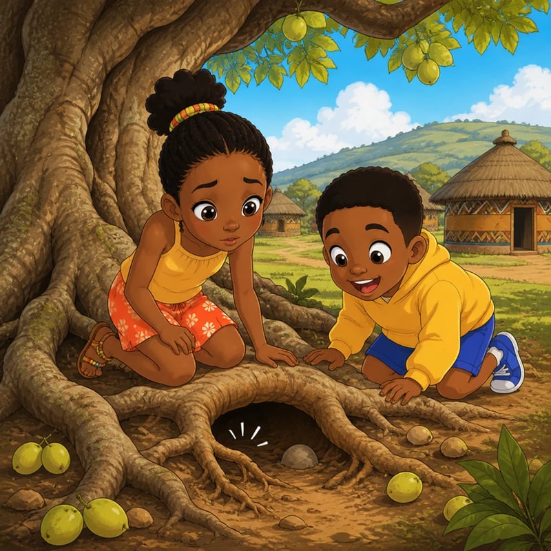 The Secret Under the Marula Tree - Adventure stories