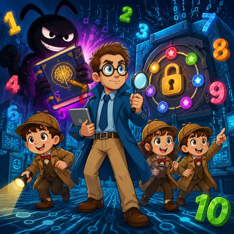 Detective Codicus e il Segreto del Lucchetto Logico - Educational stories