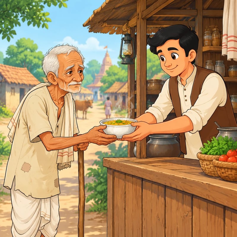 The Gift of a Warm Meal - Moral education