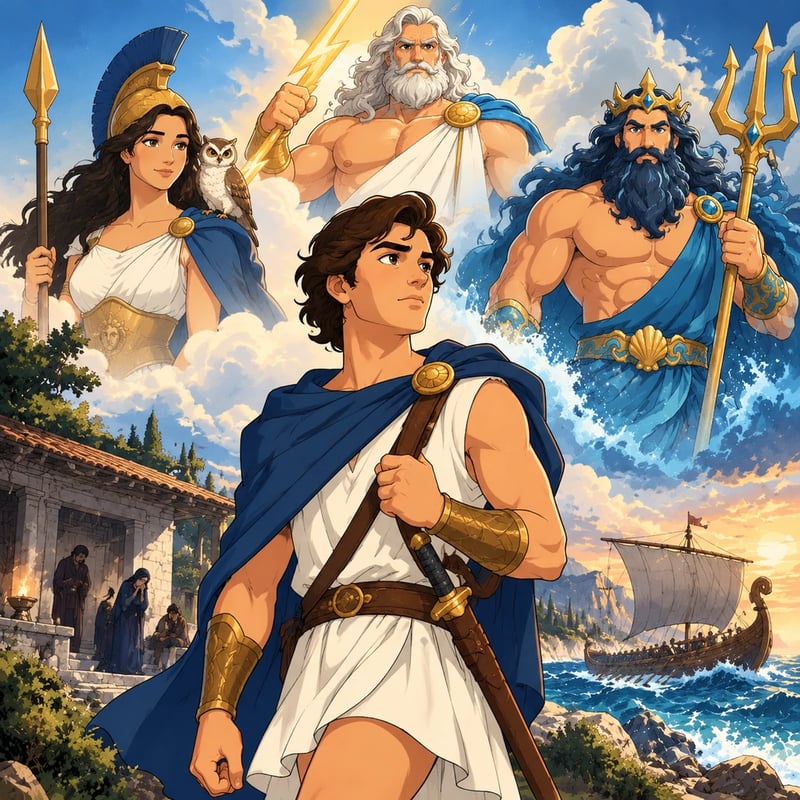 The Journey of Telemachus - mythology