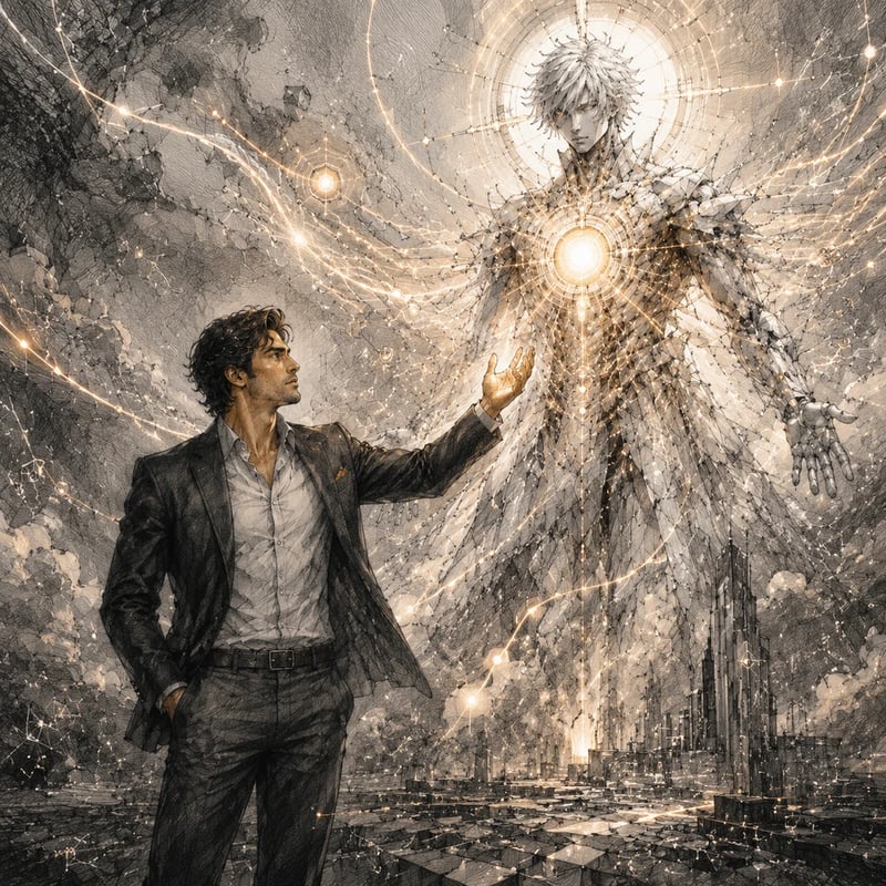 La Leyenda de Baaltek: El Nacimiento de la Armonía Digital - Fantasy stories