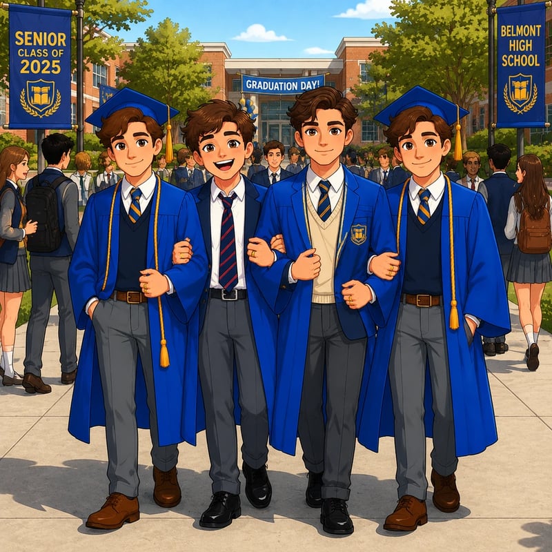 Bonds of Gold: The Senior Year Promise - Love stories
