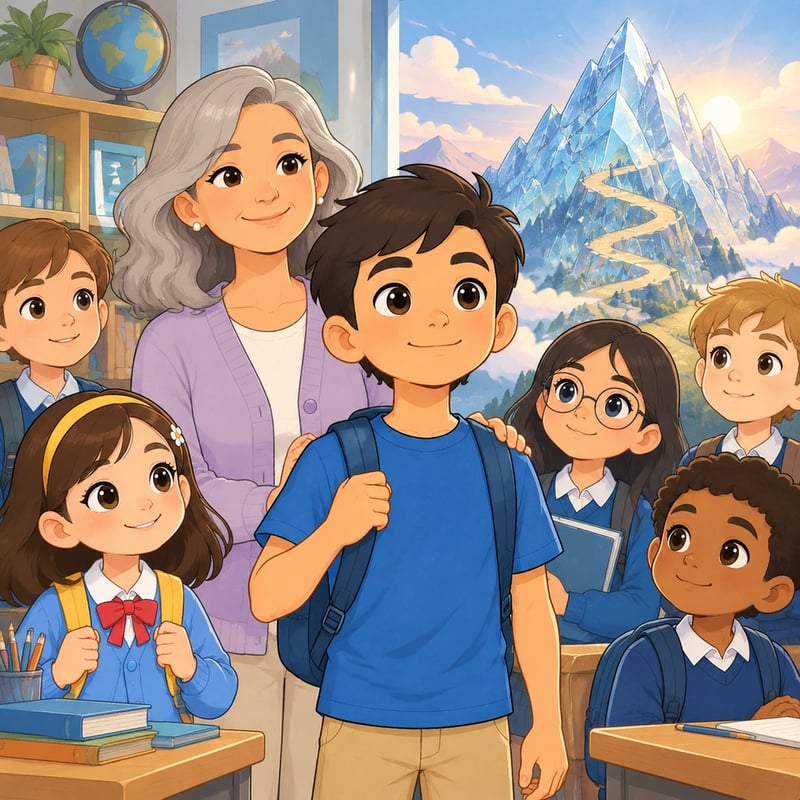 Leo and the Mountain of Glass - Growth stories
