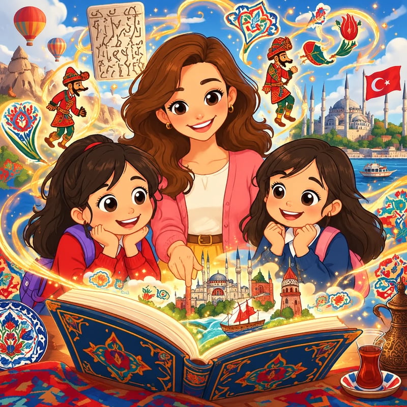 Türkçenin Büyülü Yolculuğu: Kültür Hazinesinin İzinde - Educational stories