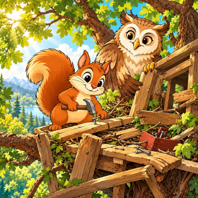 Pip's Perfect Treehouse - Animal stories