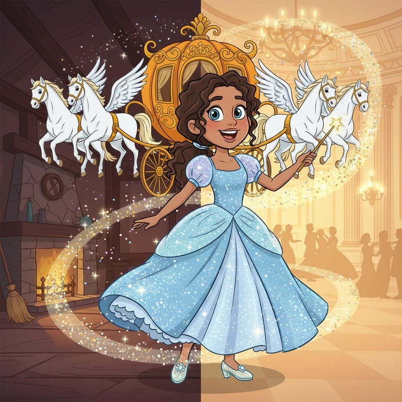 Cinderella: A Timeless Tale of Kindness - 童话故事