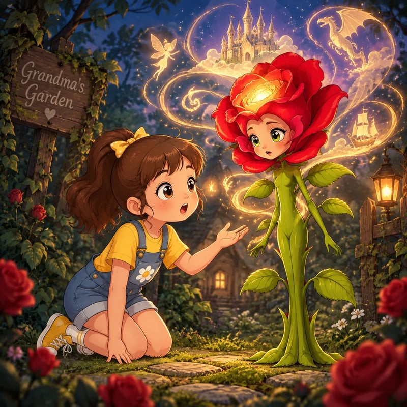 Lily and the Whispering Rose - Fairy tales