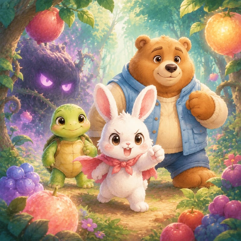 เดอะแก๊งป่าใหญ่กับผลไม้วิเศษ - Animal stories