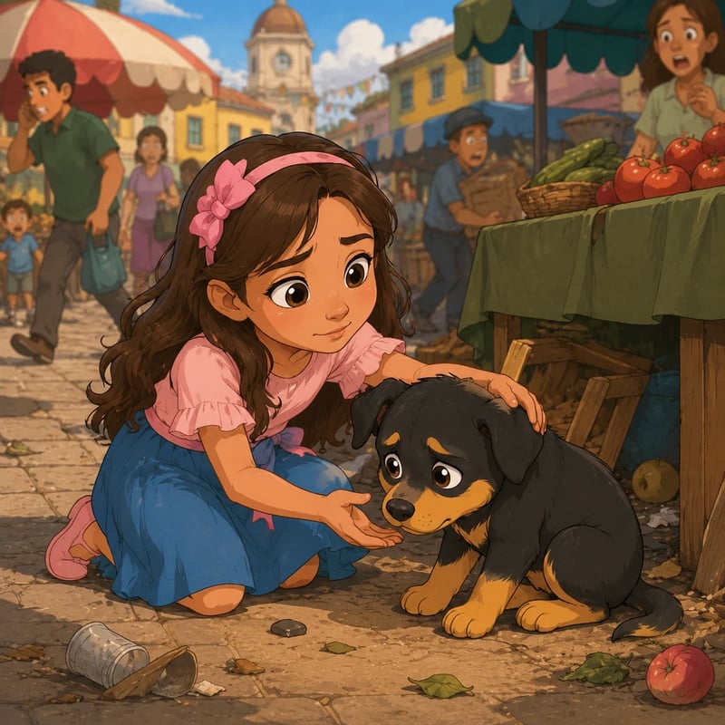 Laiza and the Scared Puppy - Growth stories