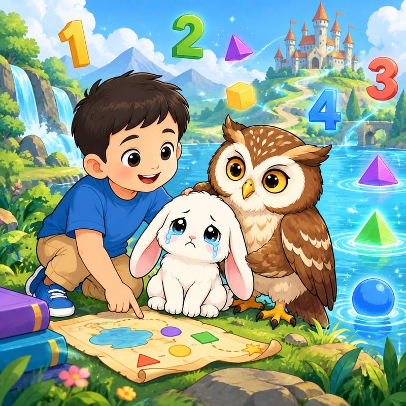 Мектепалды саяхат: Сиқырлы математика әлемі - Educational stories