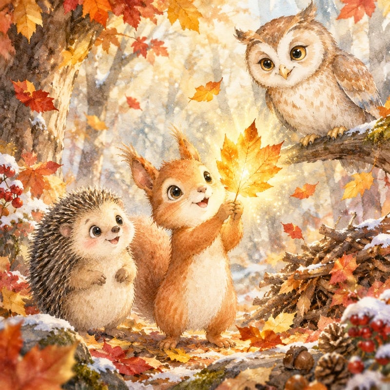 Fips und das goldene Herbstblatt - Educational stories