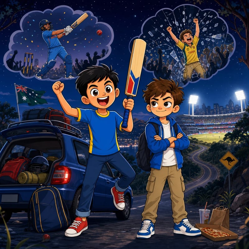 Noah and Alex: The Great Cricket Adventure - Adventure stories