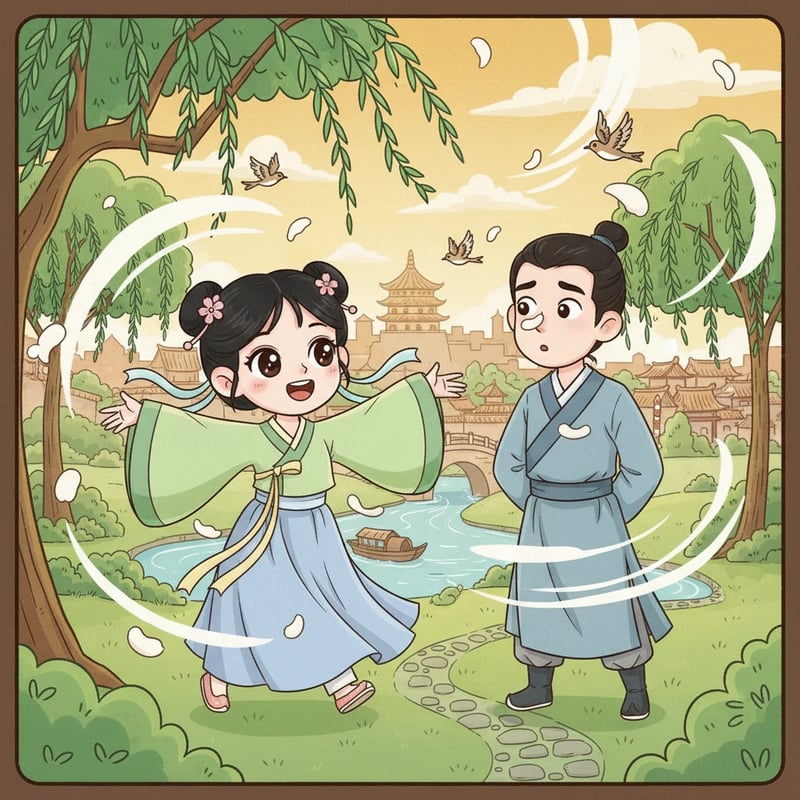 宋朝情缘:柳絮纷飞的误会 - Liebesgeschichten