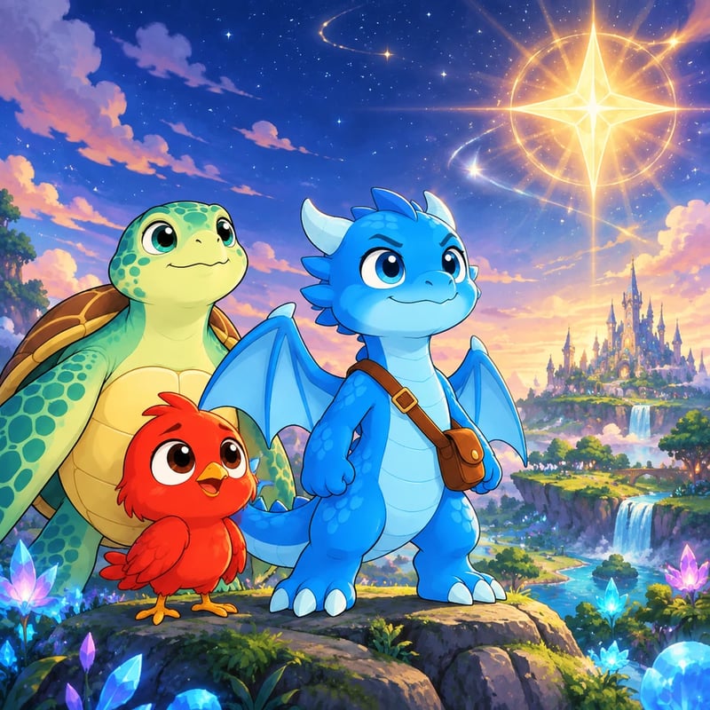 Le Grand Voyage d'Émile le Dragon - Adventure stories