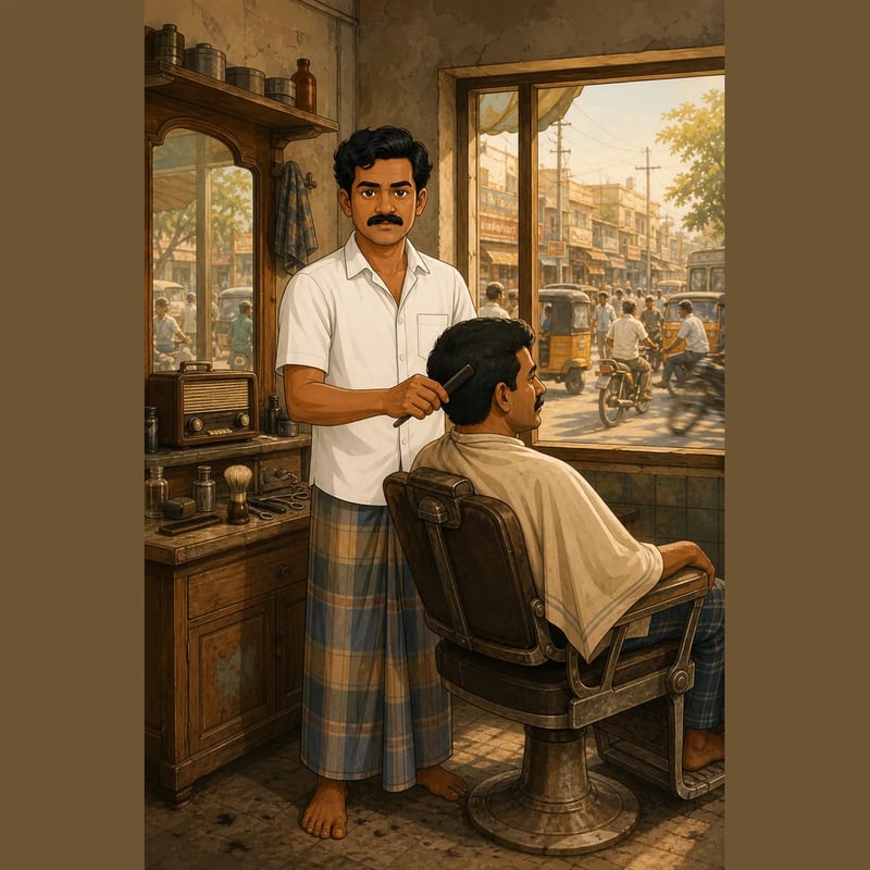 The Silent Barber of Pandiyan Salon - نمو