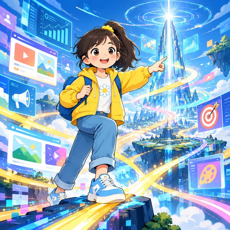 The Digital Beacon: Maya's Programmatic Quest - Educational stories