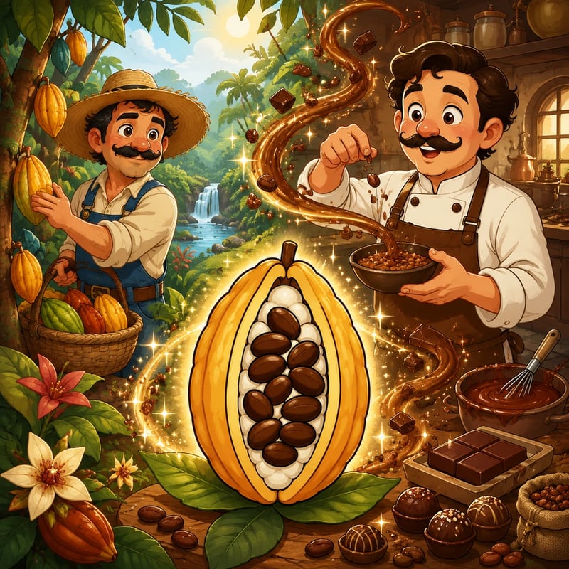 Le Voyage Magique du Petit Cacao - Educational stories