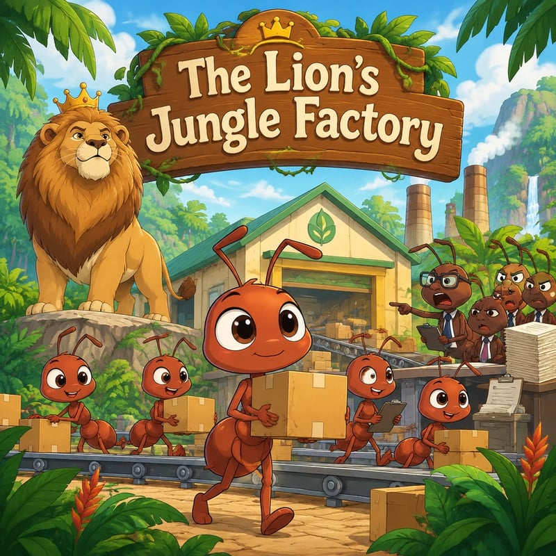 The Lion's Jungle Factory - Animal stories