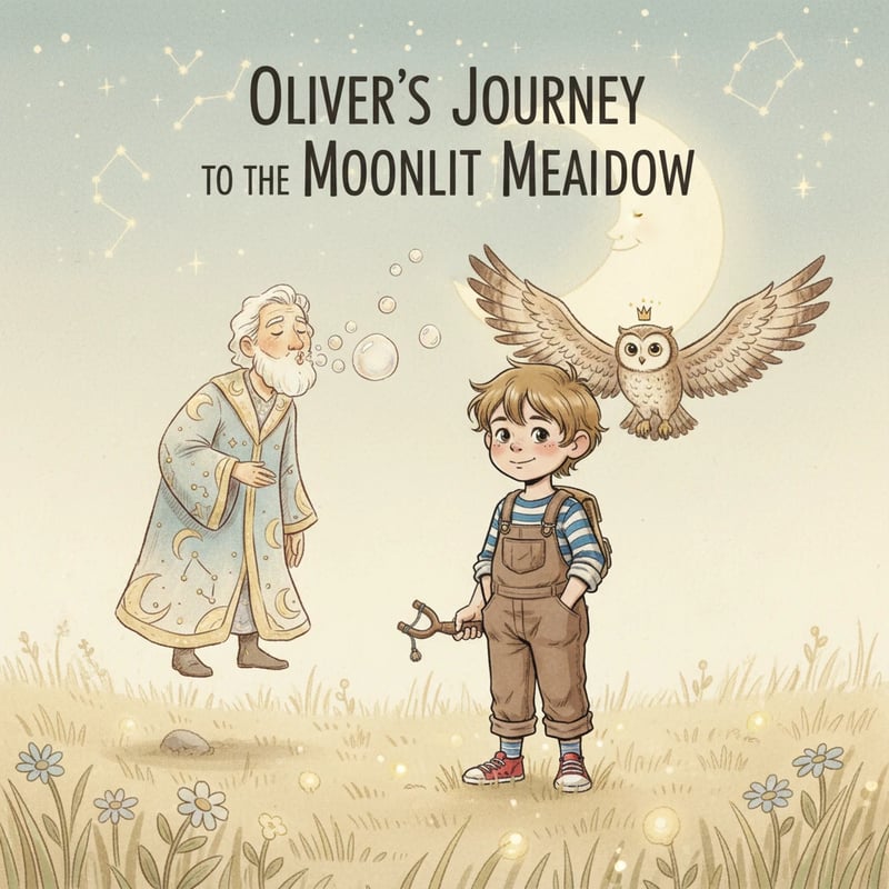 Oliver's Journey to the Moonlit Meadow - 睡前故事