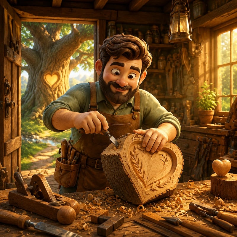 The Heart in the Oak - Fantasia creativa