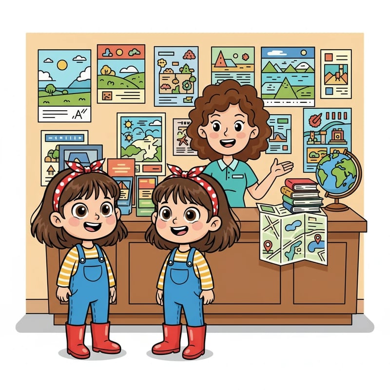 AT THE TOURIST OFFICE - Travel journals