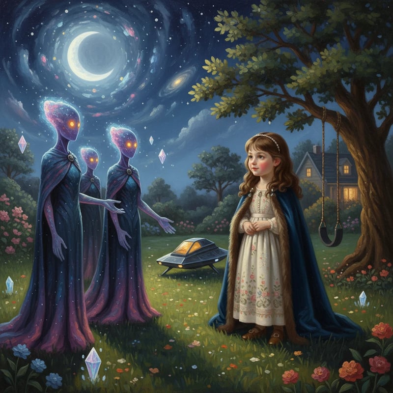 Eva and the Cosmic Visitors - Science fiction