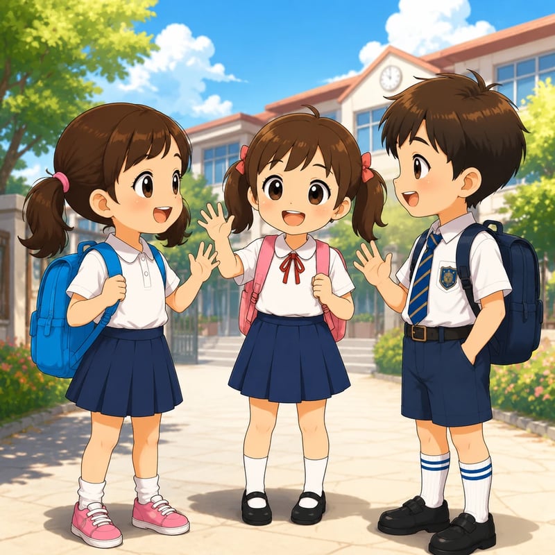 Kiki dan Teman Baru: Belajar Menyapa dalam Bahasa Inggris - Educational stories