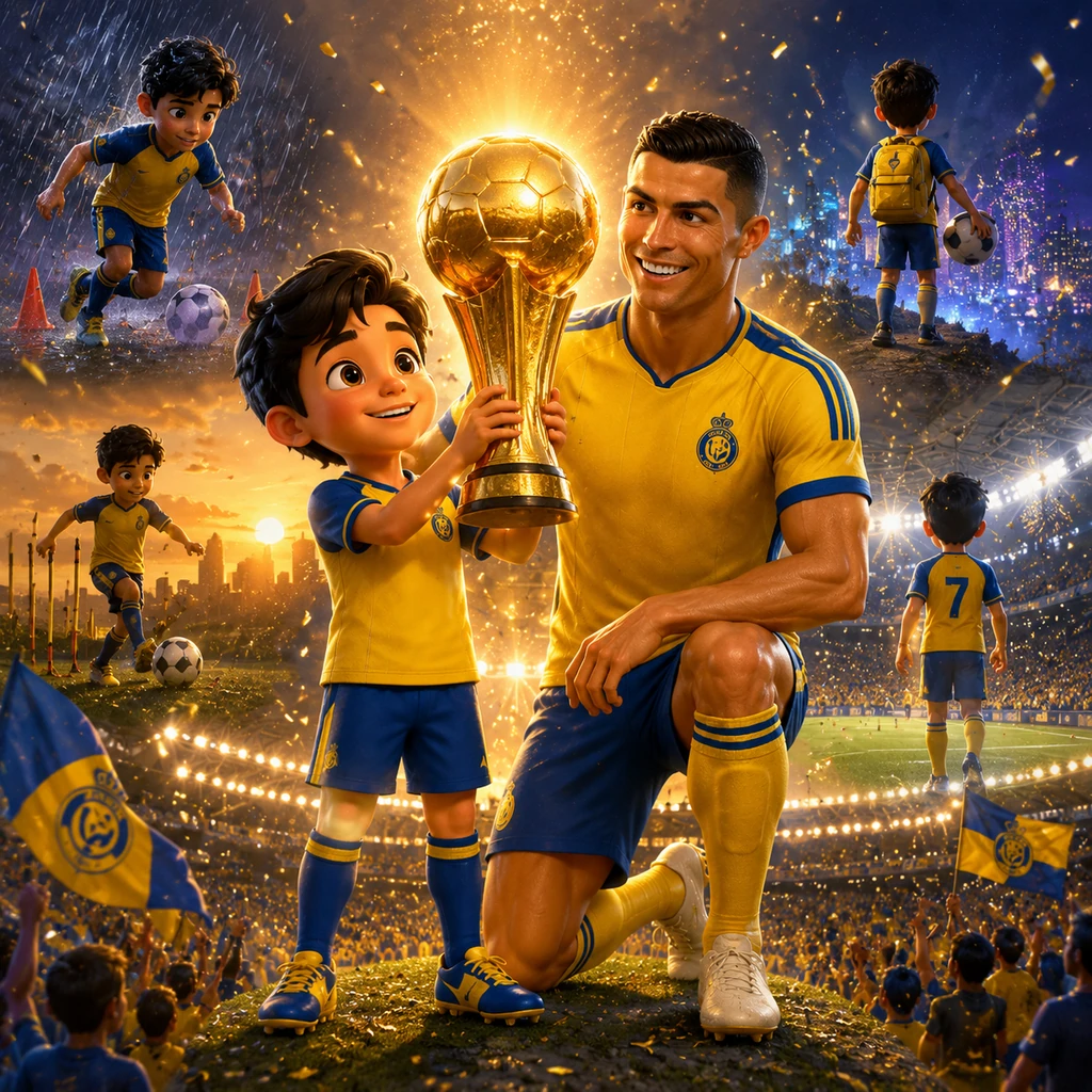 ريان وحلم الكأس الذهبي
