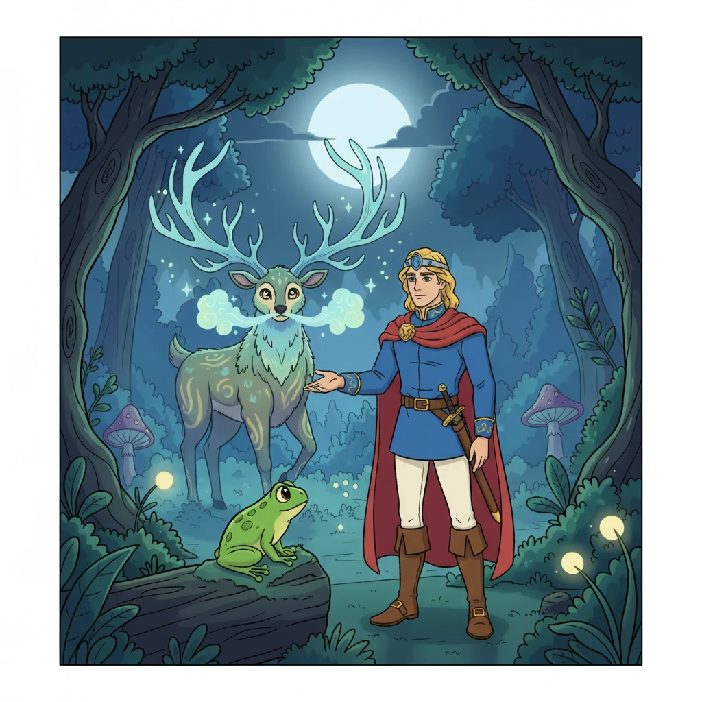 The Prince and the Emerald Forest Princess - fairy-tale | GenStory